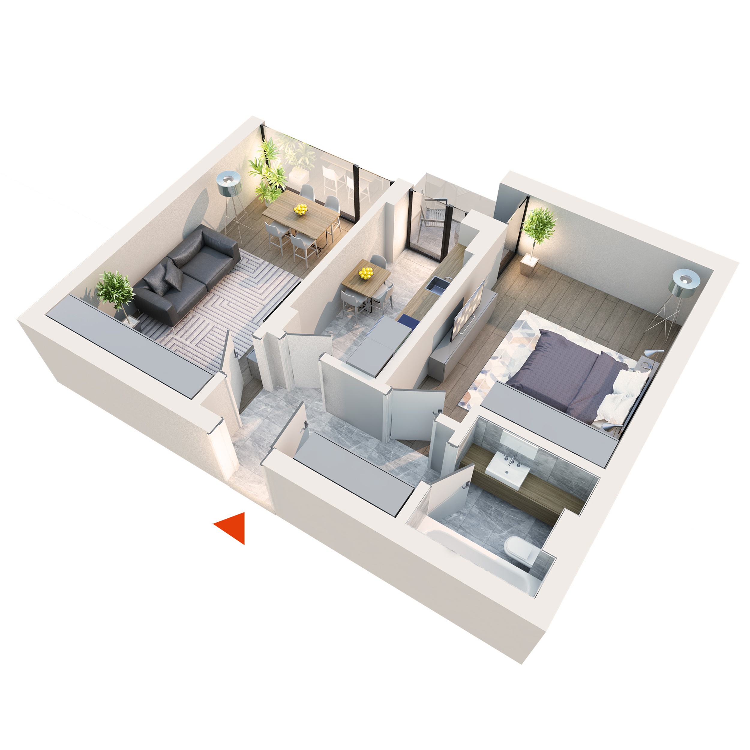 Apartamente Noi 2 Camere De Vanzare Atria Urban Resort