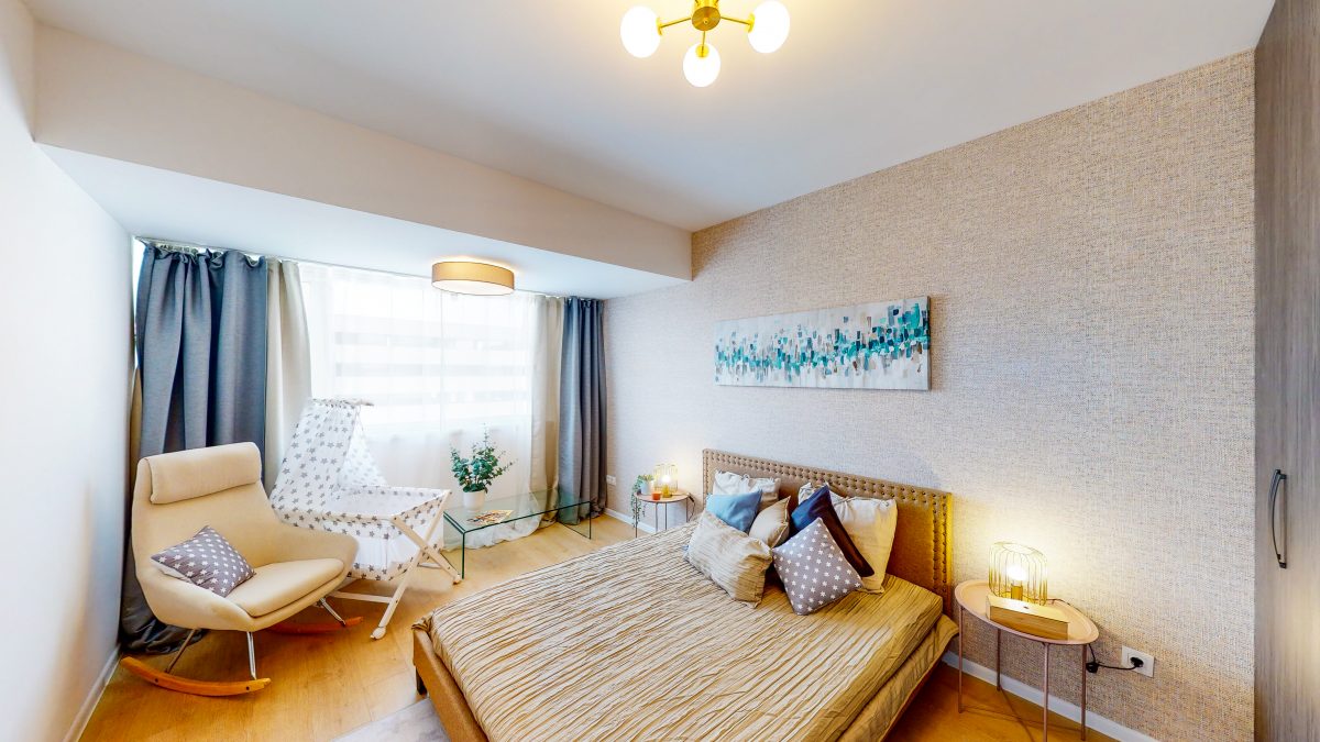 amenajare apartament cu 3 camere finalizat atria urban resort