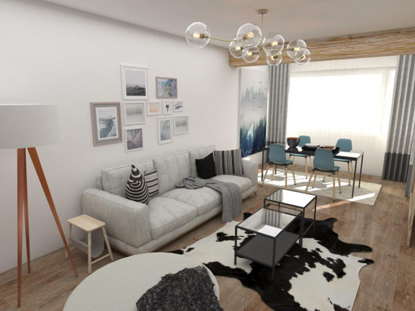 Design apartament arhitect Alina Vîlcu